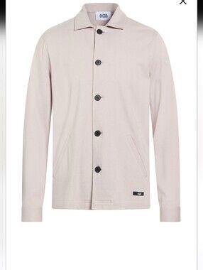 Alpha Studio Men's Pale Pink Lightweight Button Long Sleeve Shirt